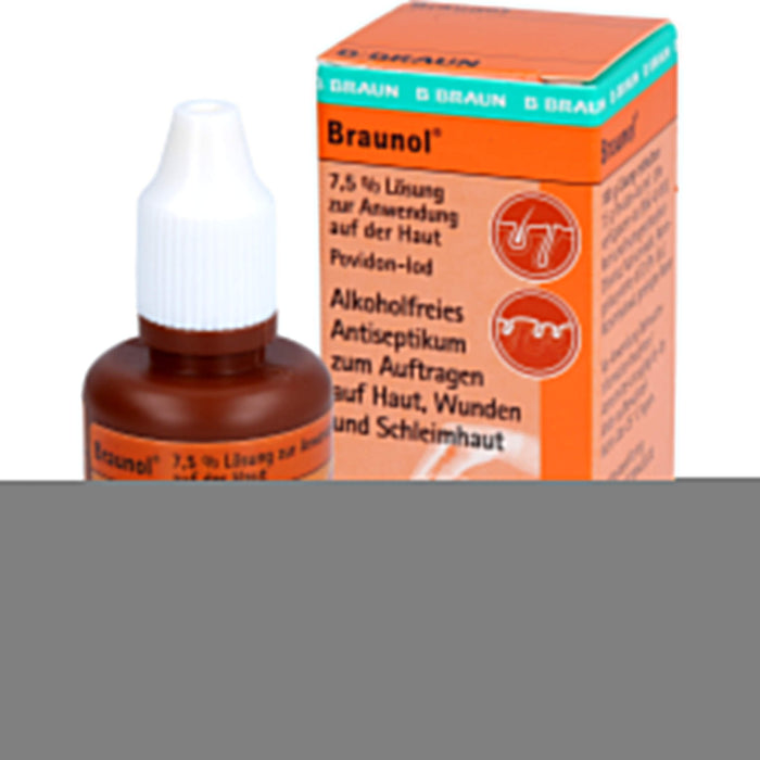 Braunol 7,5% Haut- und Schleimhautantiseptik Lösung, 30 ml Lösung