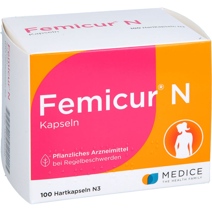Femicur N Kapseln bei Regelbeschwerden, 100 St. Kapseln