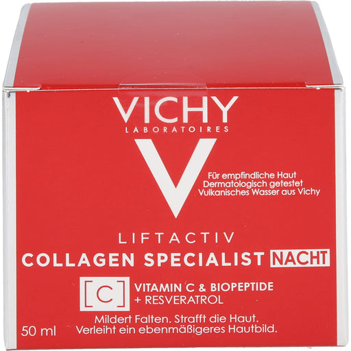 VICHY Liftactiv Collagen Specialist 16 Nachtpflege, 50 ml Creme