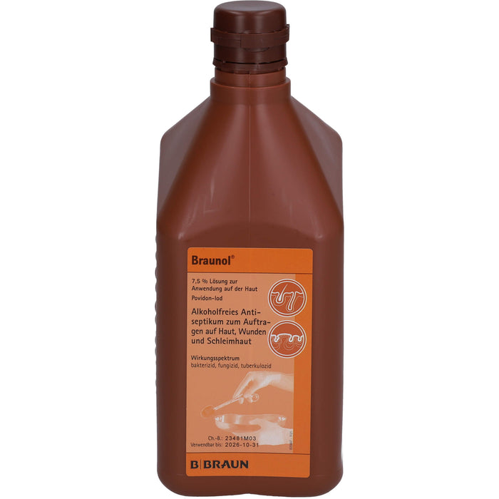 Braunol® 7,5% Lösung zur Anwendung auf der Haut, 10X1000 ml LOE