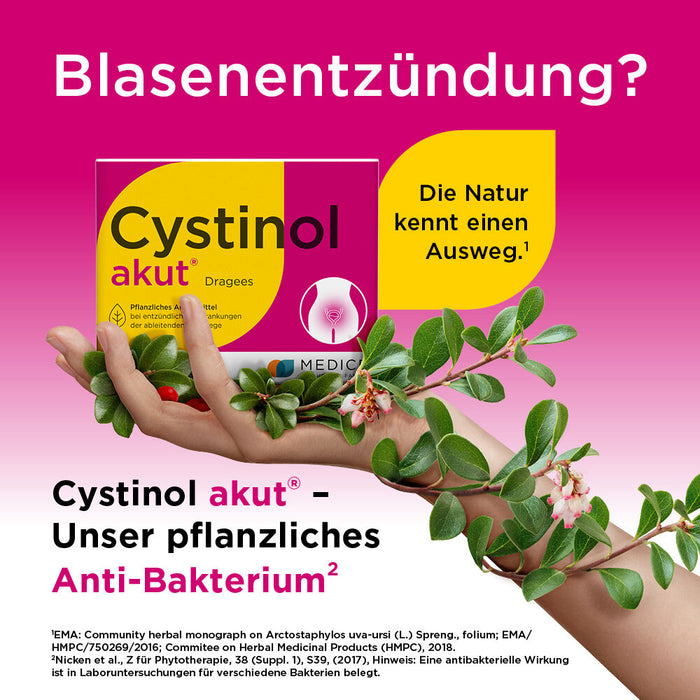Cystinol akut Dragees bei Harnwegserkrankungen, 60 St. Tabletten