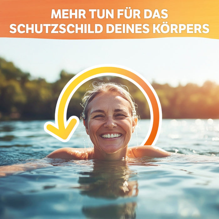 HELIXOR Sanomucin - 3-fach Unterstützung für alle Schleimhäute - Wissenschaftlich fundierte Nährstoffkombination mit Pflanzlichen Enzymen, Linsenextrakt, Vitaminen + Selen - Vegan, 180 St. Kapseln