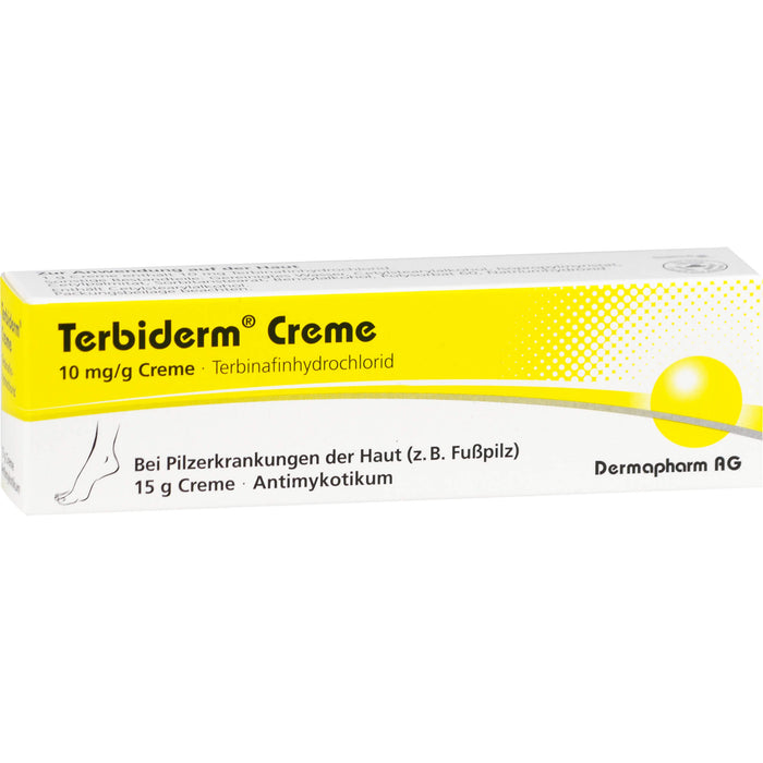 Terbiderm 10 mg/g Creme bei Pilzerkrankungen der Haut, 15 g Creme