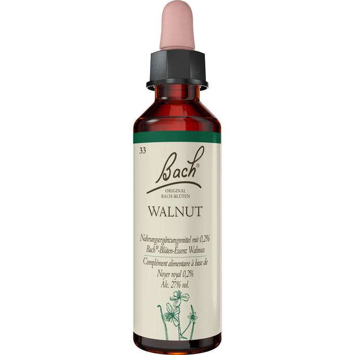 Bach Original Bach-Blüten Nr. 33 Walnut Walnuss Tropfen, 20 ml Lösung
