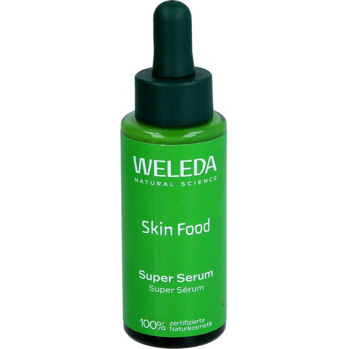 WELEDA Skin Food Super Serum für intensive Feuchtigkeit und einen strahlenden Glow, 30 ml Lösung