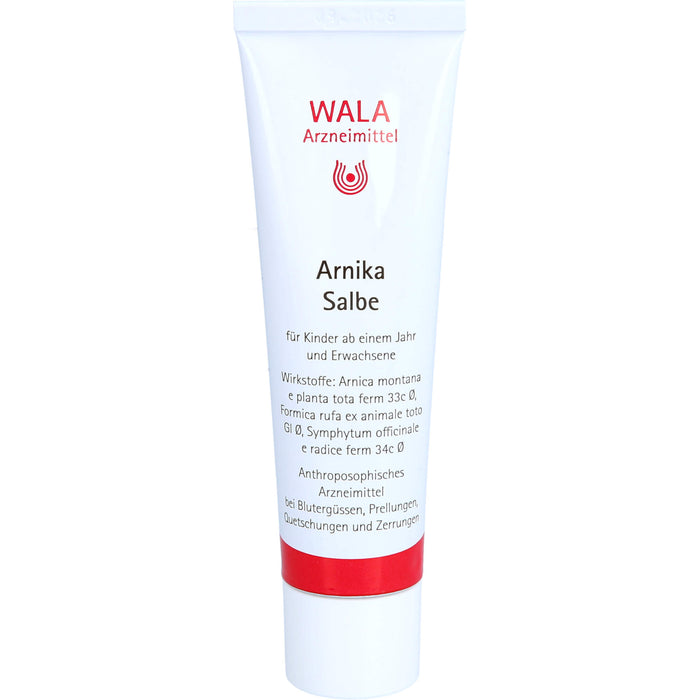 WALA Arnika Salbe bei Blutergüssen, Prellungen, Quetschungen und Prellungen, 30 g Salbe