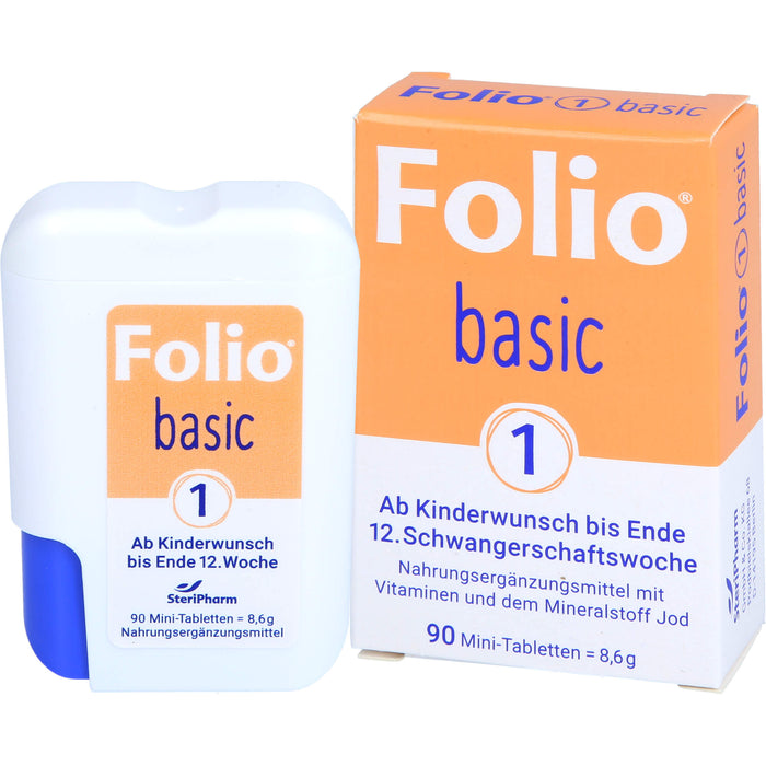 Folio 1 Basic ab Kinderwunsch bis Ende 12.Woche, 90 St. Tabletten