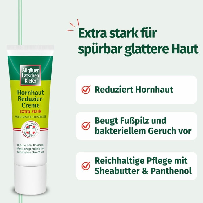 Allgäuer Latschenkiefer Hornhaut Reduziercreme extra stark, 30 ml Creme