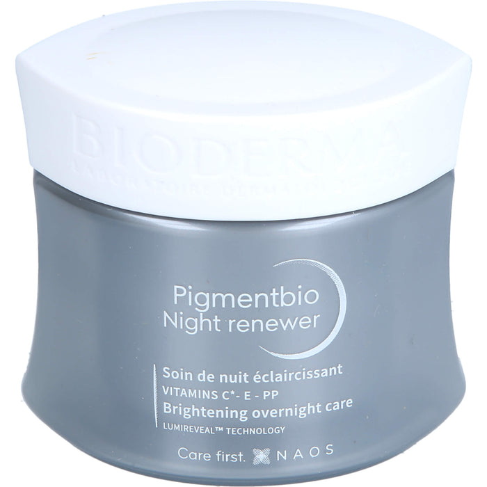 BIODERMA Pigmentbio Night Renewer aufhellende Nachtcreme für zu Pigmentflecken neigende Haut, 50 ml Creme