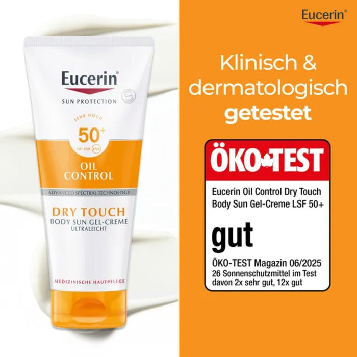 Eucerin Dry Touch Sun Gel-Creme ultraleicht LSF 50+, 200 ml Creme