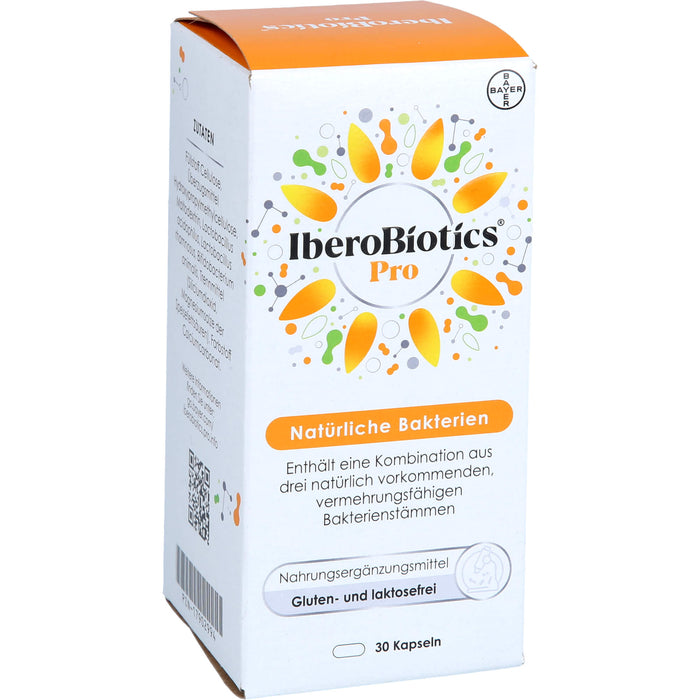 IberoBiotics Pro Kapseln mit vermehrungsfähigen Bakterienstämmen, 30 St. Kapseln