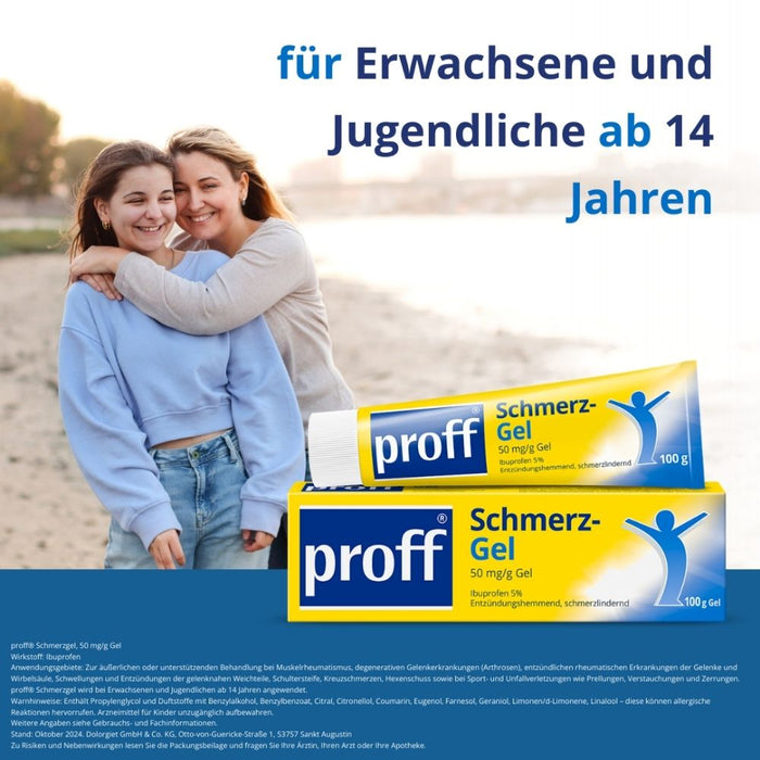 proff Schmerzgel, 50 mg/g Gel, 100 g Gel