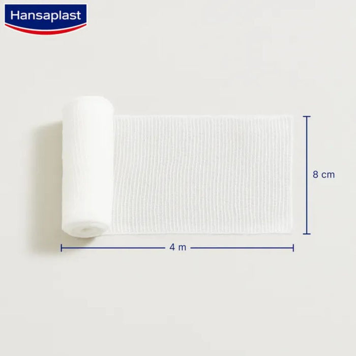Hansaplast elastische Fixierbinde gekreppt 4 m x 8 cm, 1 St. Verband