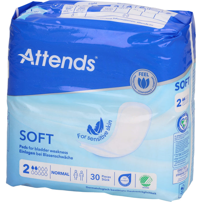 Attends Soft 2 Normal Einlagen bei Blasenschwäche, 30 St. Einlagen