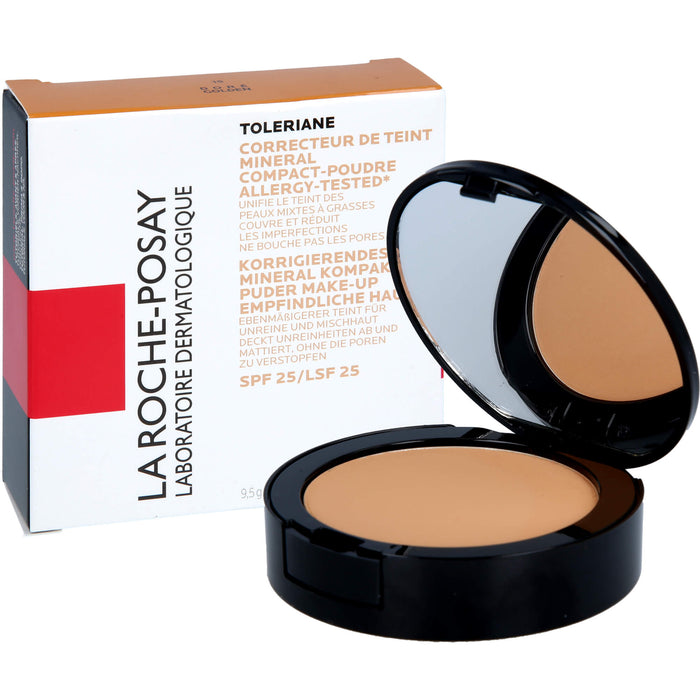 La Roche-Posay Toleriane korrigierendes Mineral Kompaktpuder Make-up Nr. 15 Golden für empfindliche Haut, 9 g Puder