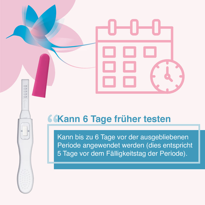 Earlibird Schwangerschaftstest, 1 St. Test