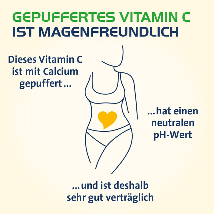 Vitamin C Hevert 500 mg gepuffert, 60 St. Kapseln