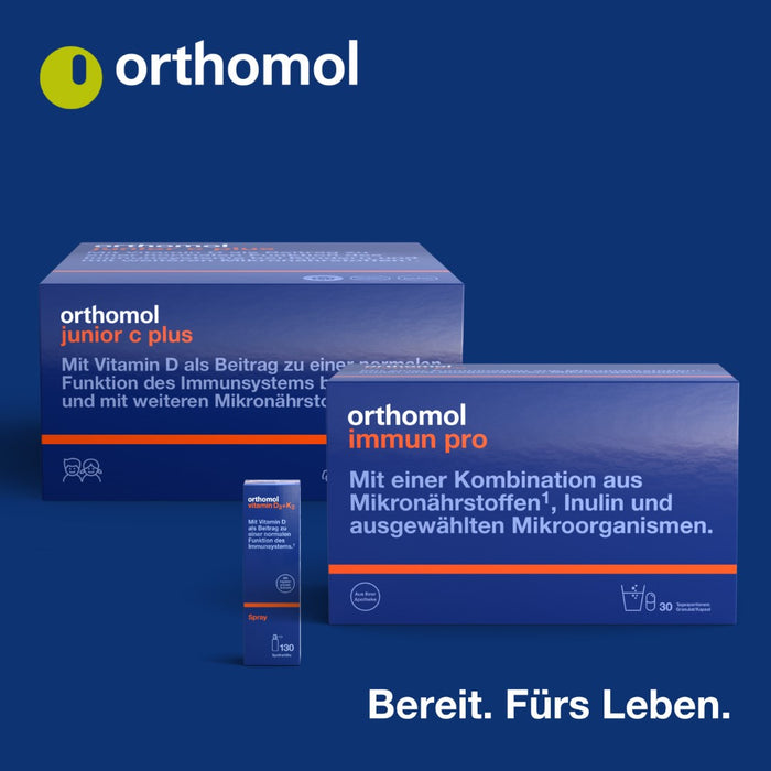 Orthomol Immun - Mikronährstoffe zur Unterstützung des Immunsystems - mit Vitamin C, Vitamin D und Zink - Trinkampullen/Tabletten, 30 St. Tagesportionen