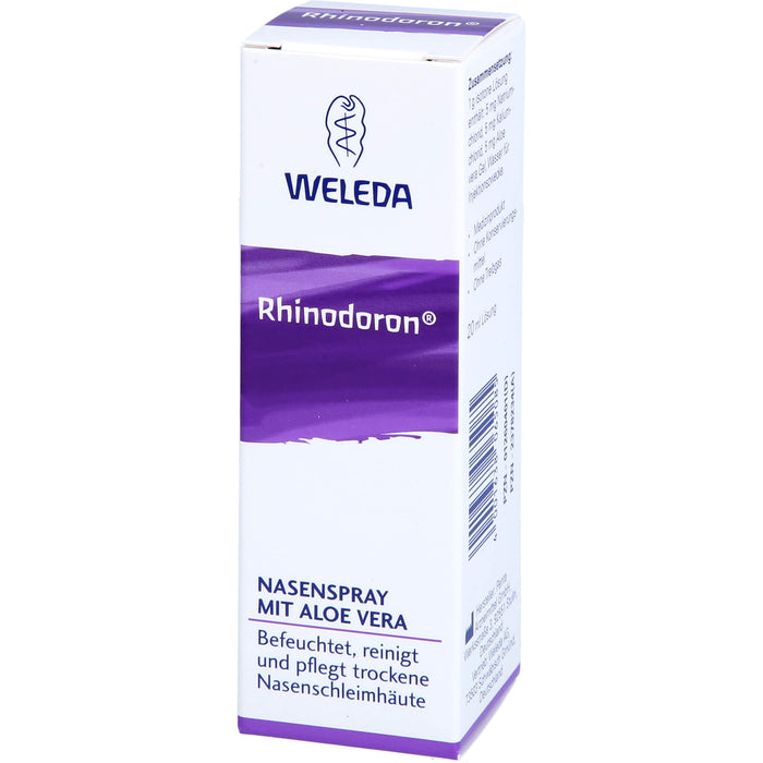 WELEDA Rhinodoron Nasenspray mit Aloe Vera, 20 ml Lösung