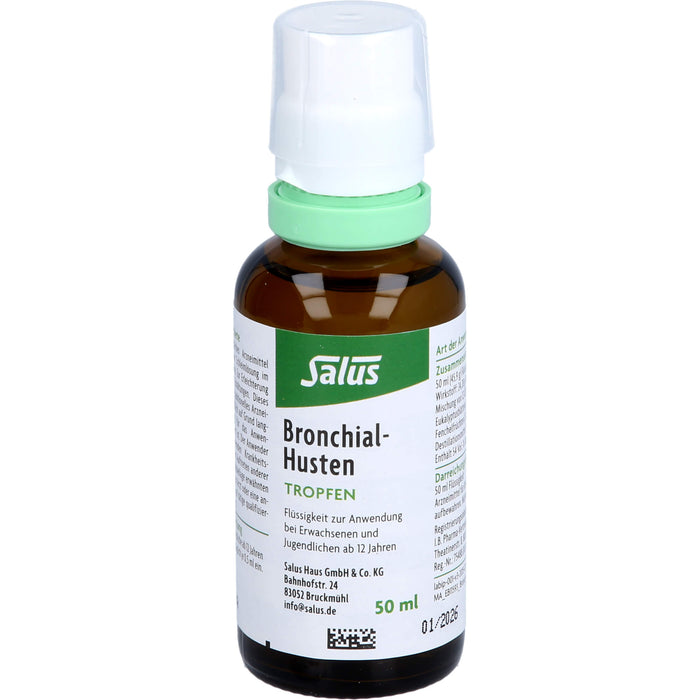 Salus Bronchial-Husten-Tropfen zur Unterstützung der Schleimlösung, 50 ml Lösung