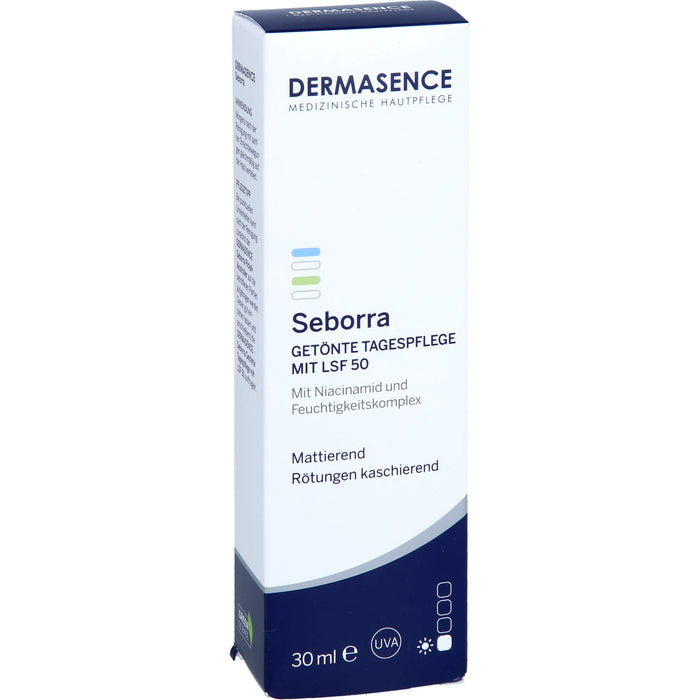 DERMASENCE Seborra getönte Tagespflege mit LSF 50, 30 ml Creme
