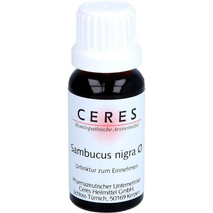 Ceres Sambucus nigra Urtinktur, 20 ml Lösung