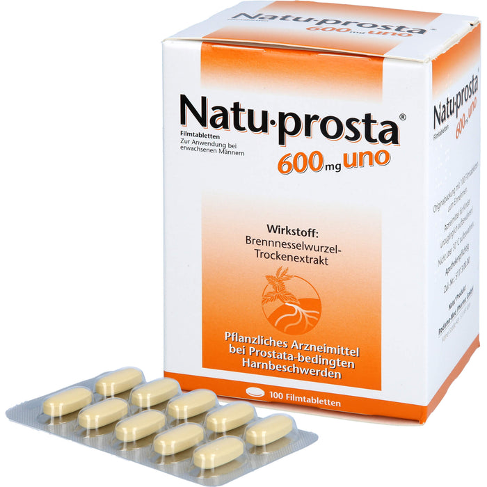 Natu-prosta  600 mg uno, Filmtabletten, 100 St. Tabletten