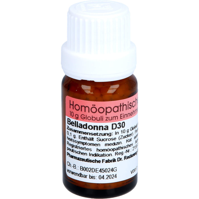 Belladonna D30 Reckeweg Glob., 10 g GLO