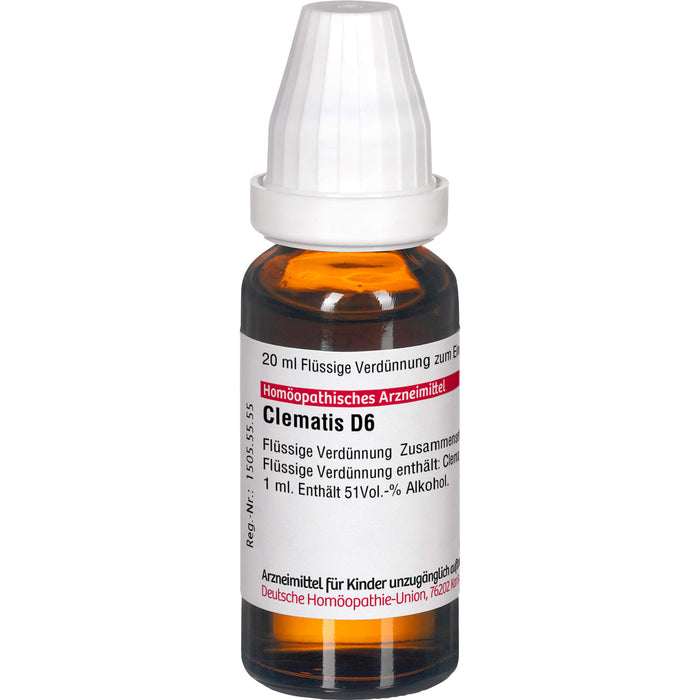 DHU Clematis D6 Dilution, 20 ml Lösung