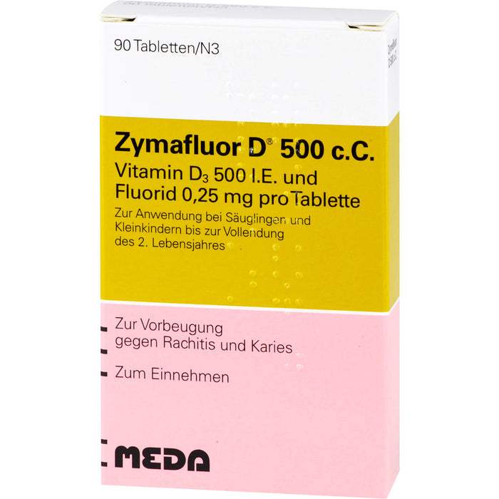 Zymafluor D 500 c.C., Tabletten, 90 St. Tabletten