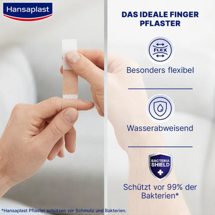 HANSAPLAST ELASTIC Fingerstrips, 16 St. Pflaster