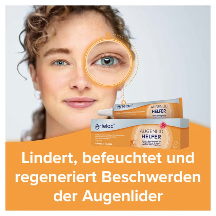 Artelac Augenlidhelfer bei Beschwerden der Augenlider, 15 g Salbe