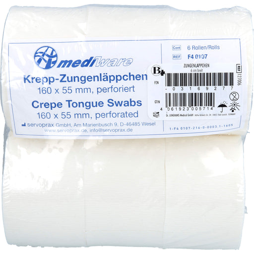 ZUNGENLAEPPCHEN KREPPAPIER 6 Rollen, 1 P 