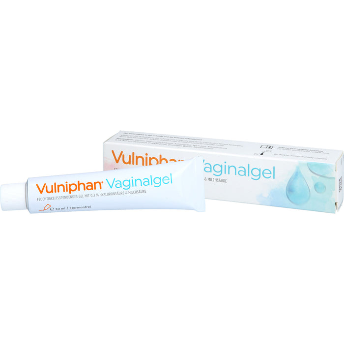 Vulniphan Vaginalgel zur Linderung bei akuten Symptomen von Scheidentrockenheit, 30 ml Gel