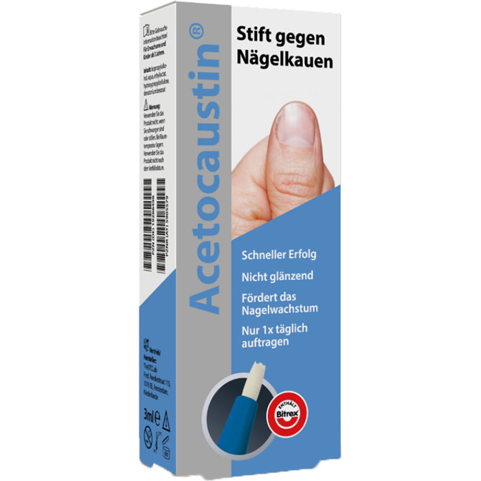 Acetocaustin Stift gegen Nägelkauen, 3 ml Lösung