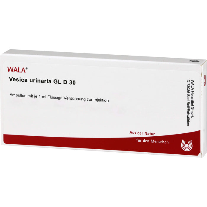 Vesica Urinaria Gl D30 Wala Ampullen, 10X1 ml AMP