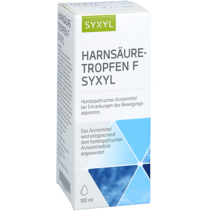 Harnsäuretropfen F SYXYL Lösung bei Erkrankungen des Bewegungsapparates, 100 ml Lösung