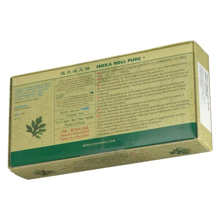 Moxa Roll Pure zum Erwärmen von Akupunkturpunkten, 10 St. Stift