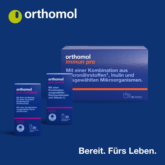Orthomol Pro 6 - mit einer Kombination ausgewählter Darmsymbionten und Vitamin C - Kapseln, 30 St. Tagesportionen