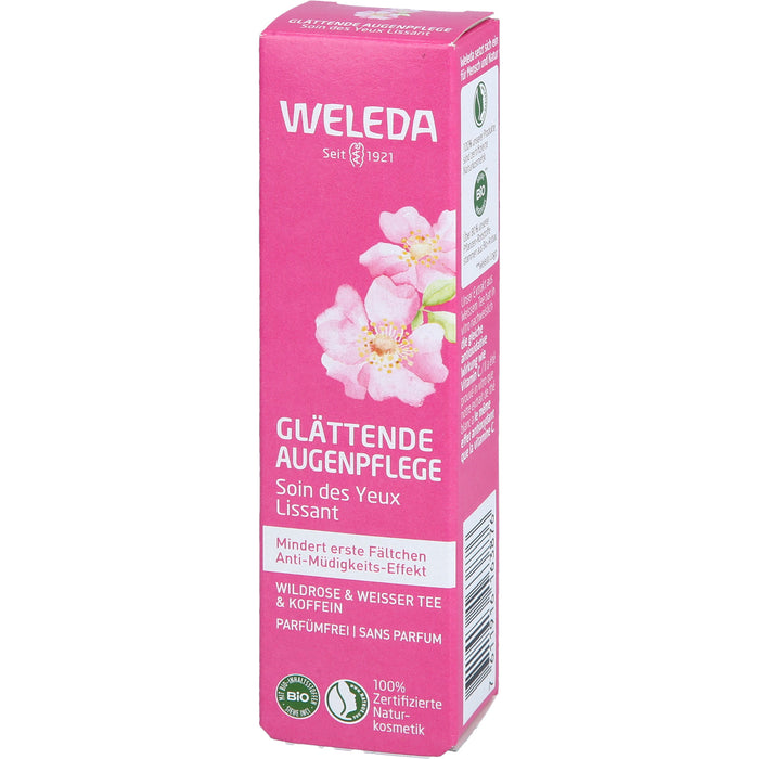 WELEDA glättende Augenpflege Wildrose & Weißer Tee mindert erste Fältchen, 12 ml Creme