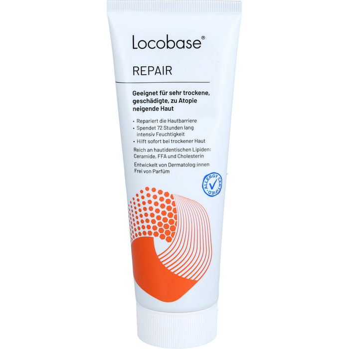 Locobase Repair Creme für sehr trockene, geschädigte, zu Atopie neigende Haut, 100 g Creme