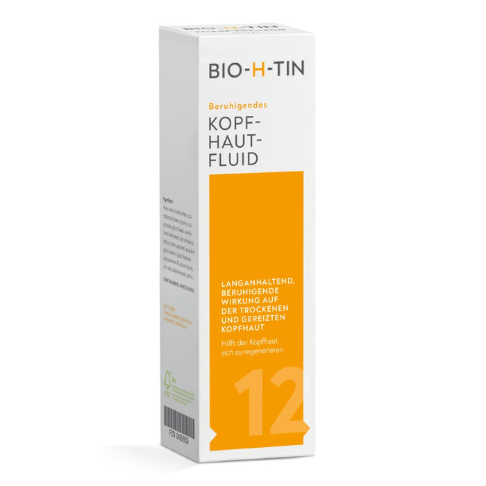 BIO-H-TIN Beruhigendes Kopfhaut-Fluid: Pflege und Beruhigung für sensible Kopfhaut, 100 ml Lösung