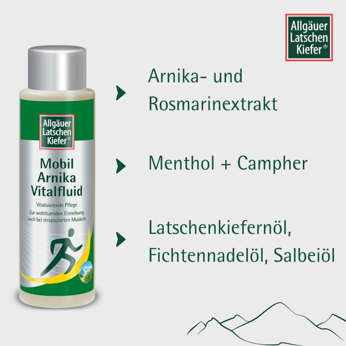 Allgäuer Latschenkiefer Mobil Arnika Vitalfluid, 500 ml Körperpflege