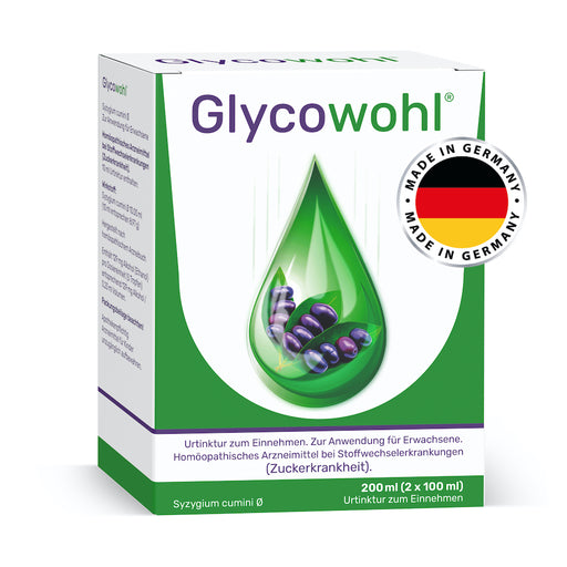 GLYCOWOHL Herbal Drops for Diabetes and Blood Sugar Control, 200 ml Lösung
