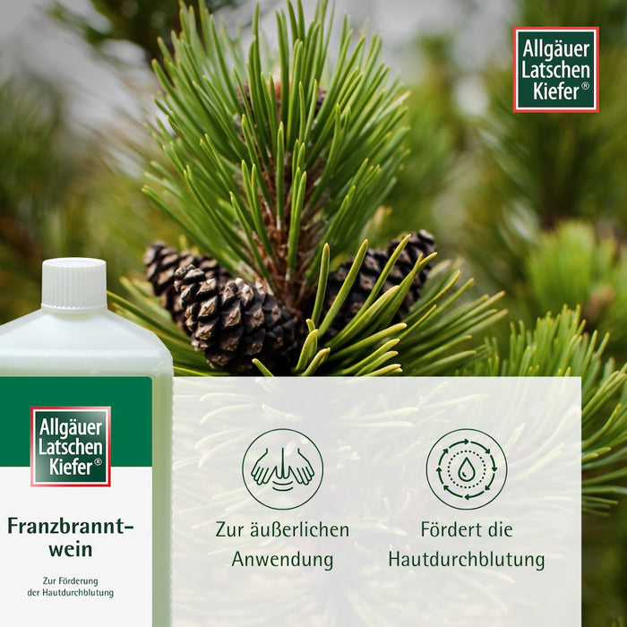 Allgäuer Latschenkiefer Franzbranntwein Lösung, 1000 ml Solution