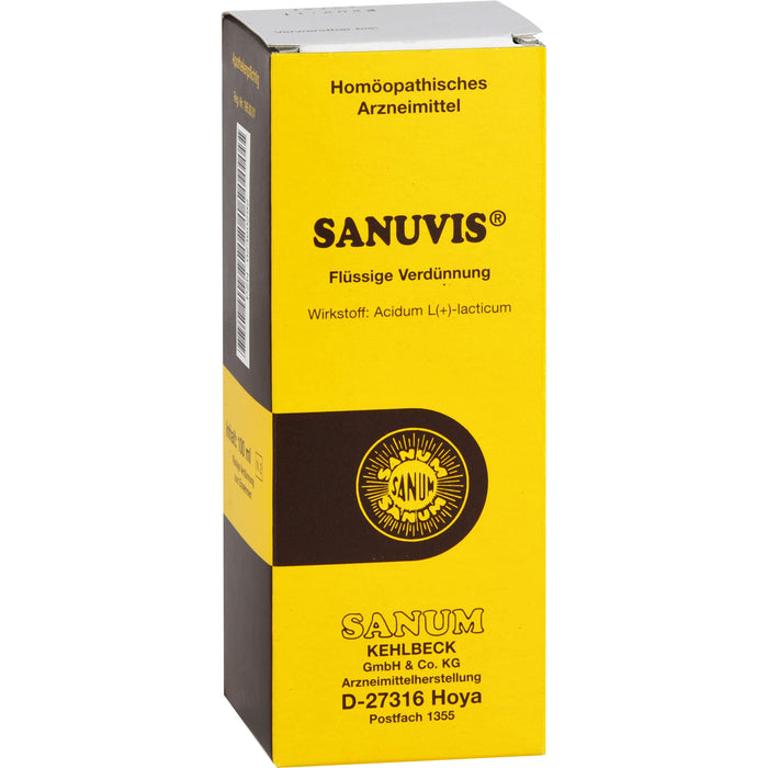 SANUM-KEHLBECK Sanuvis flüssige Verdünnung, 100 ml Lösung