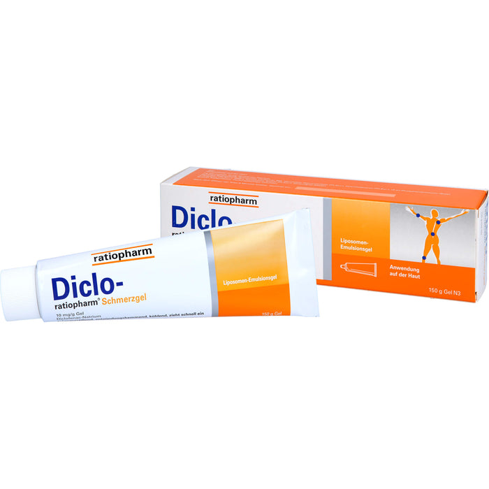 Diclo-ratiopharm Schmerzgel, 150 g Gel