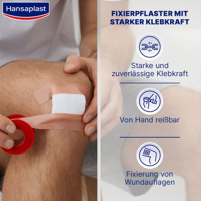 Hansaplast Classic Fixierpflaster 5 m x 1,25 cm, 1 St. Pflaster