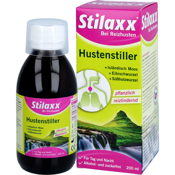 Stilaxx Hustenstiller Isländisch Moos Erwachsene, 200 ml Lösung