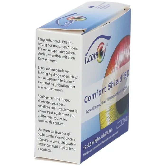 i.com Comfort Shield SD Schutz fürs Auge Lösung, 5 St. Ampullen